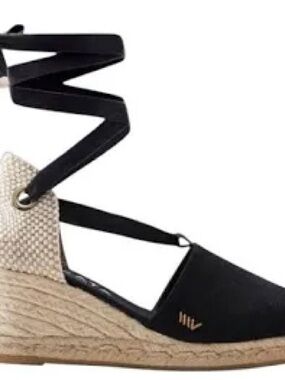 VISCATA Barcelona Lace-Up Espadrille Wedge Sandals
Size 40 | Made in Spain 🇪🇸
